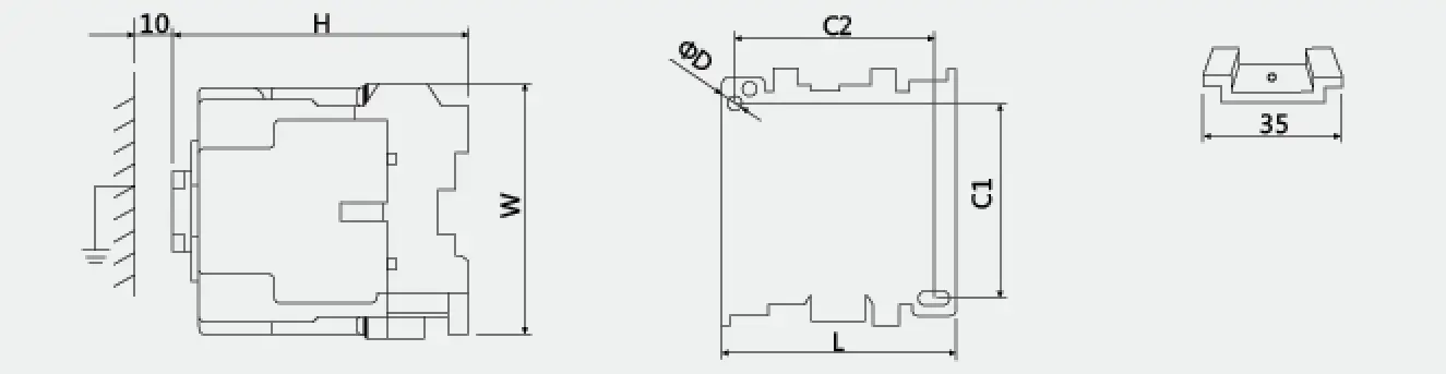 SS-T25 AC contactor switch