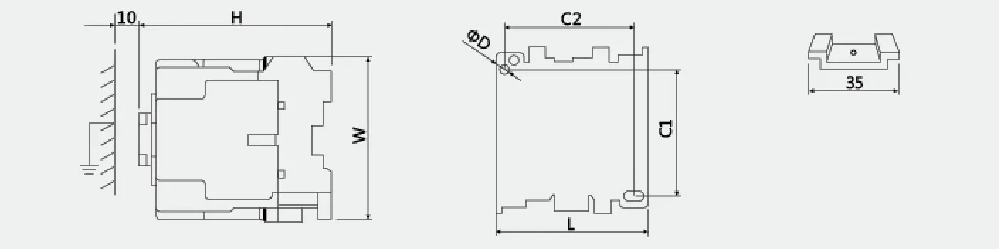 SS-N21 magnetic switch AC contactor